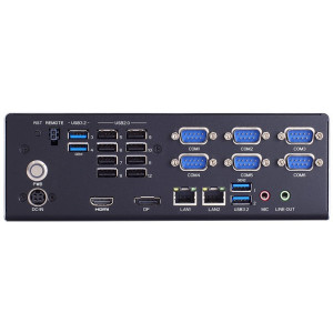 Axiomtek DSP801 Kiosk Control System,  LGA1700 Socket 13th/12th Intel Core Processor, 12USB, 6COM, HDMI/DP, 2 LAN